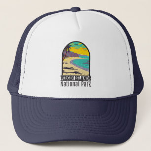 Virgin Islands National Park Trunk Bay Beach Trucker Hat