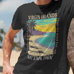 Virgin Islands National Park Trunk Bay Distressed  T-Shirt