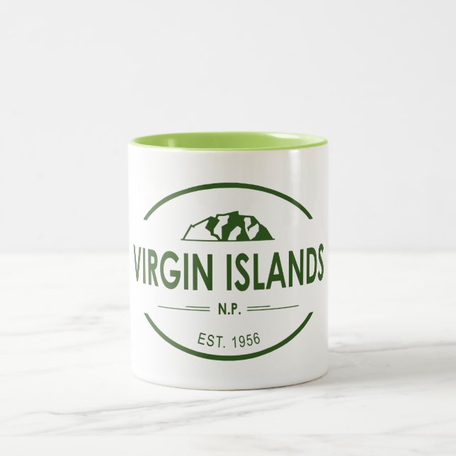 Virgin Islands National Park Two-Tone Coffee Mug (Center)