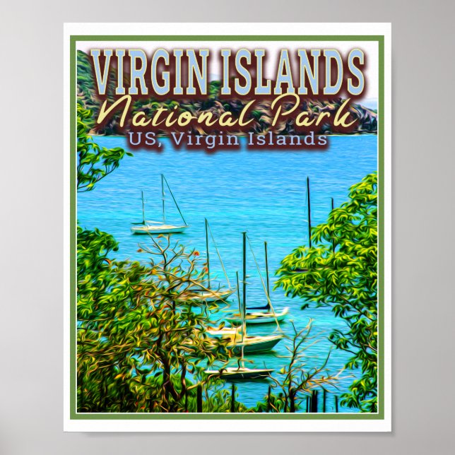 VIRGIN ISLANDS NATIONAL PARK - US VIRGIN ISLANDS POSTER (Front)