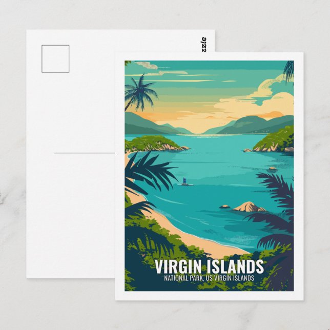 Virgin Islands National Park USA National Park Postcard (Front/Back)
