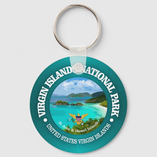 Virgin Islands NP Keychain (Front)