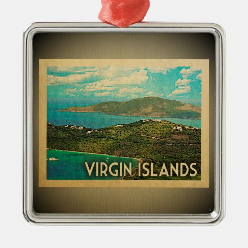 Virgin Islands Ornament Vintage Travel