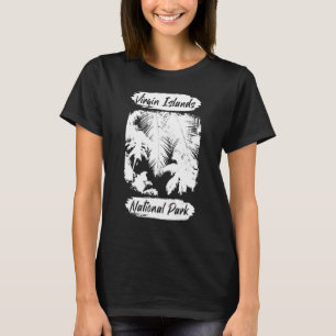 Virgin Islands Palm tree St John National Park Sai T-Shirt