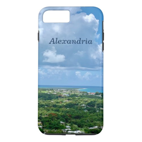 Virgin Islands St Croix Sandy Point Personalize iPhone 8 Plus7 Plus Case