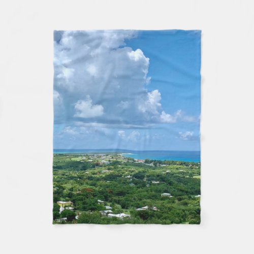 Virgin Islands St Croix Sandy Point USVI Fleece Blanket