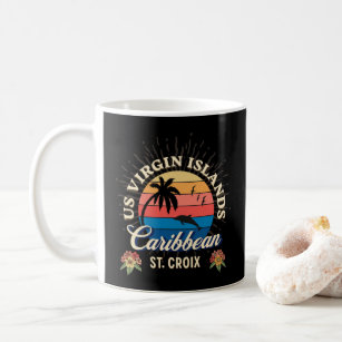 Virgin Islands St. Croix USVI Sunset Personalize Coffee Mug