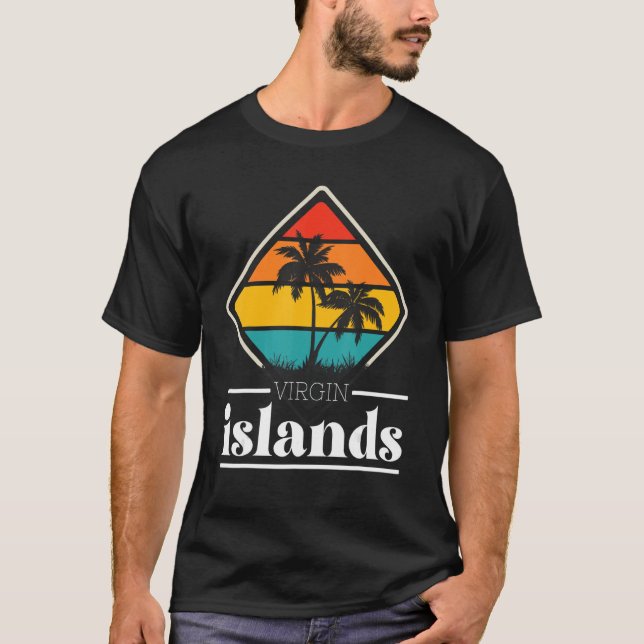 Virgin Islands St John National Park Souvenir Beac T-Shirt (Front)