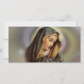 Virgin Mary 2 Photo Card (Front)