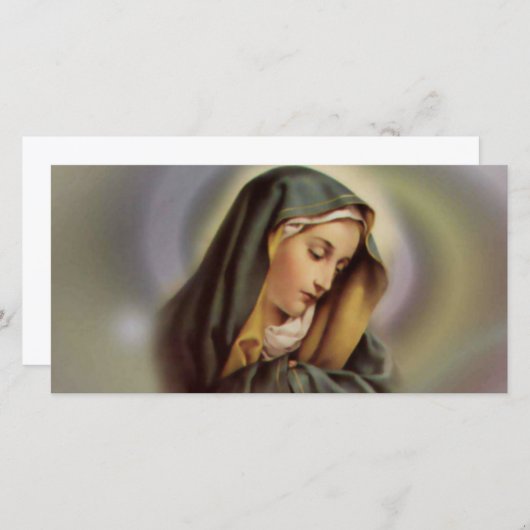 Virgin Mary 2 Photo Card (Front/Back)