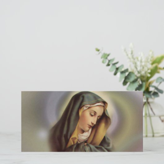 Virgin Mary 2 Photo Card (Standing Front)