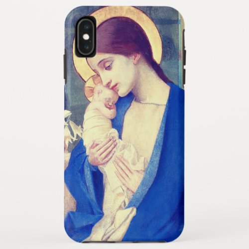 Virgin Mary and Child by Marianne Stokes iPhone XS Max Case