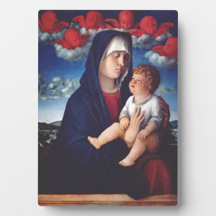 Virgin Mary and Child Classic Religious Art Plaque