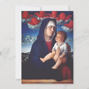 Virgin Mary and Child Classic Religious Art Thank You Card