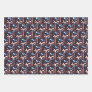 Virgin Mary and Child Classic Religious Art Wrapping Paper Sheets