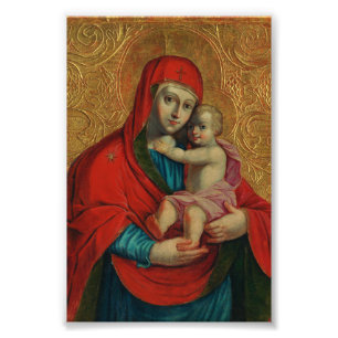 Virgin Mary and Jesus Child by Jan Rombauer Photo Print