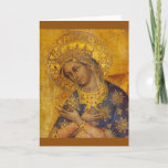 Virgin Mary Blank Card at Zazzle