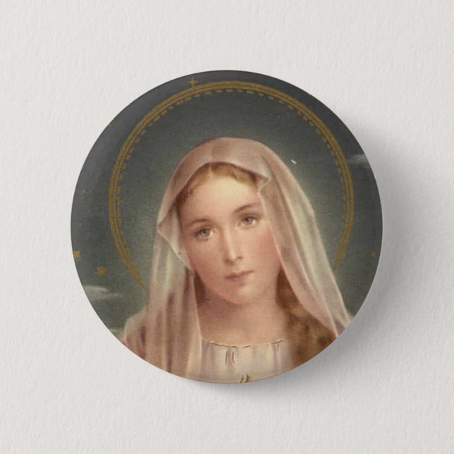 VIRGIN MARY BUTTON (Front)