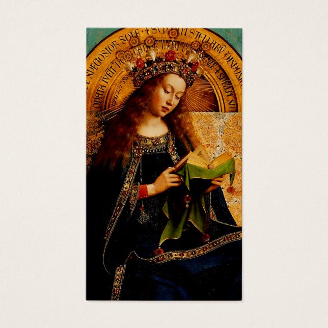 Virgin Mary by Jan van Eyck (Front)