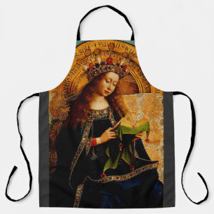 Virgin Mary by Jan van Eyck Apron