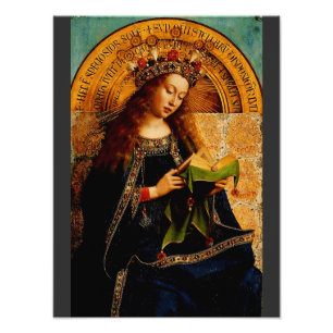 Virgin Mary by Jan van Eyck Photo Print