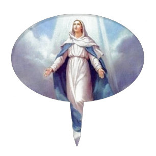Virgin Mary Cake Topper