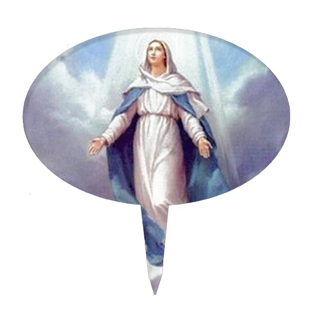 Virgin Mary Cake Topper (Front)