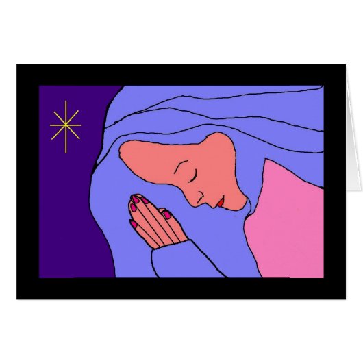 virgin mary cards (Front Horizontal)