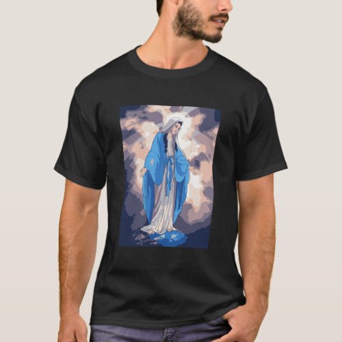 Virgin Mary Catholic Church Virgen Maria Catolica T_Shirt