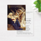 Virgin Mary Catholic Funeral Memorial Holy Card - (Desk)