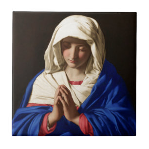 Virgin Mary Ceramic Tile