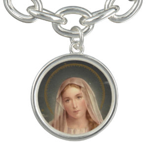 VIRGIN MARY CHARM BRACELET