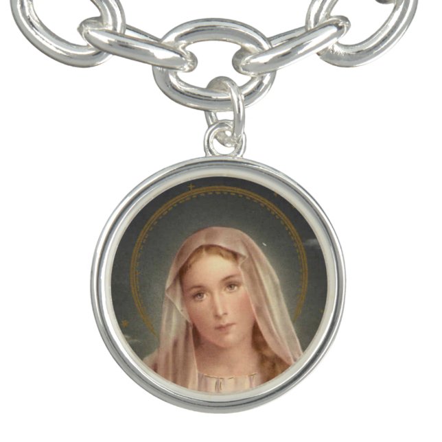 VIRGIN MARY CHARM BRACELET (Design)
