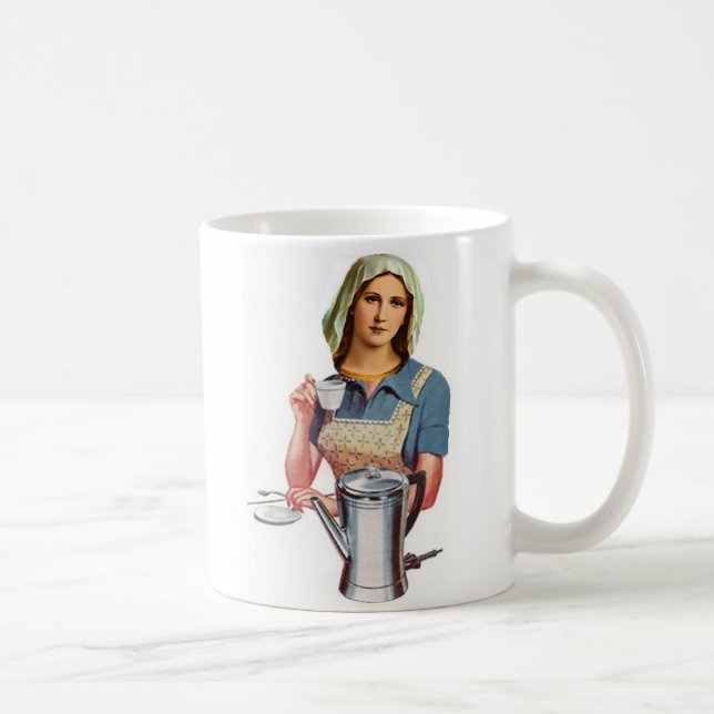 virgin mary coffee mug (Right)