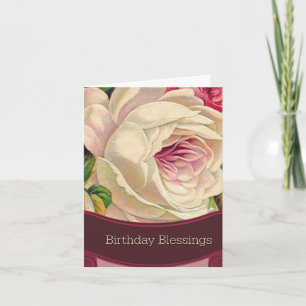Virgin Mary comforting Child in bed Angel Card