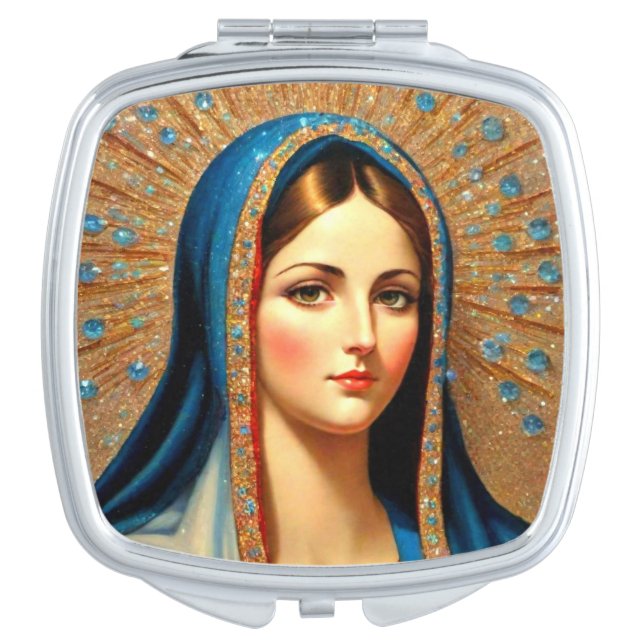 Virgin Mary Compact Mirror (Front)