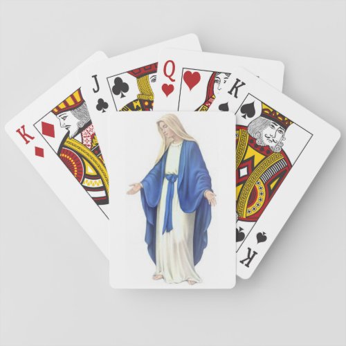 Virgin Mary deck of cards