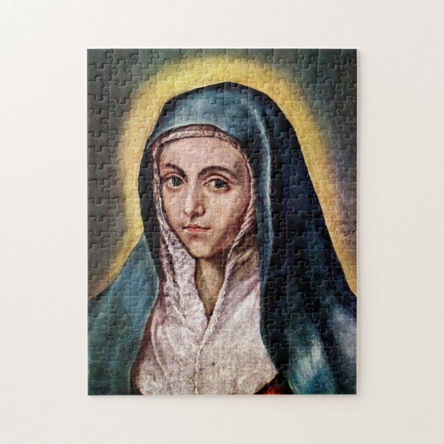Virgin Mary - El Greco Jigsaw Puzzle (Vertical)