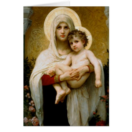 Virgin Mary Funeral Sympathy Holy Card Thank You