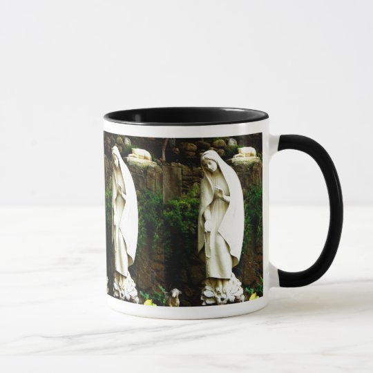 Virgin Mary Garden Statue Cup