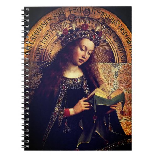Virgin Mary _  Ghent Altarpiece by Jan van Eyck Notebook