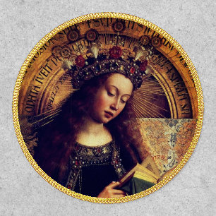Virgin Mary -  Ghent Altarpiece by Jan van Eyck Patch