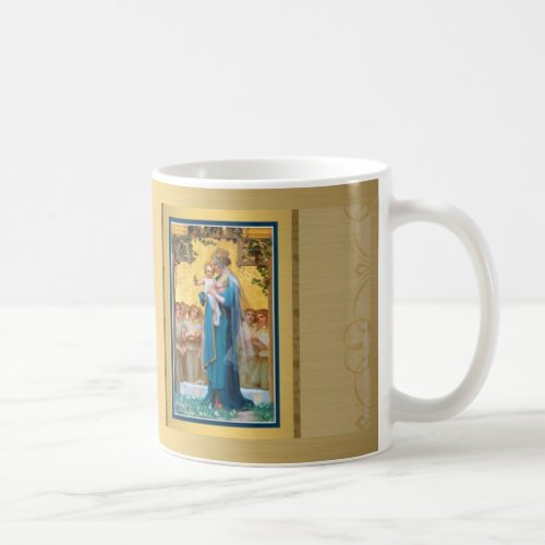 VIRGIN MARY GOD BLESS YOU Coffee Mug