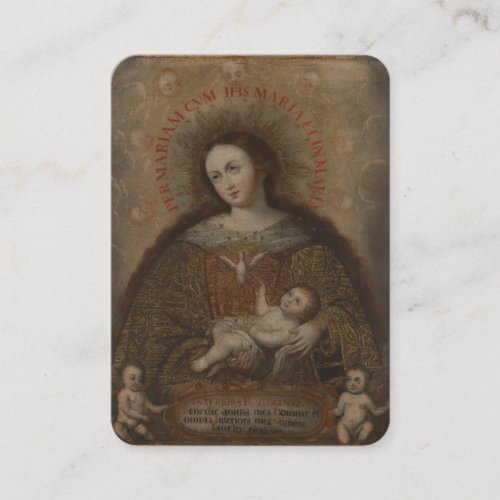 Virgin Mary Holy Spirit Catholic Jesus Prayer Place Card