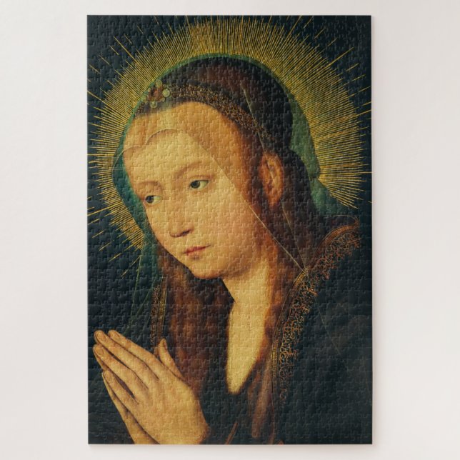 Virgin Mary in prayer Jigsaw Puzzle (Vertical)