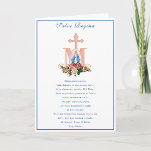 Virgin Mary Jesus Catholic  Prayer Religious Card