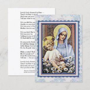 Lovely Lady Dressed In Blue Cards & Templates | Zazzle
