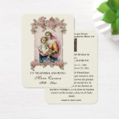 Virgin Mary Jesus Spanish Funeral Holy Prayer (Desk)