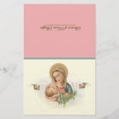 Virgin Mary Jesus Spiritual Communion Prayer (Front)