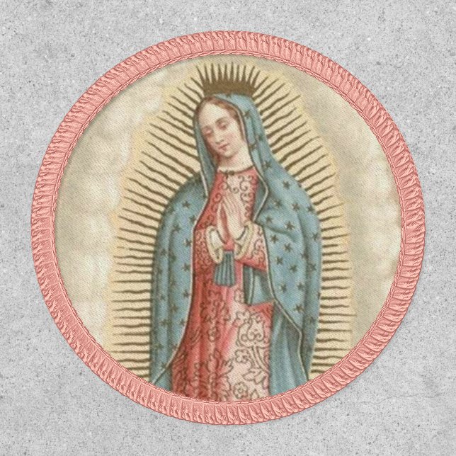 Virgin Mary Lady of Guadalupe Spanish Catholic Patch (Front)